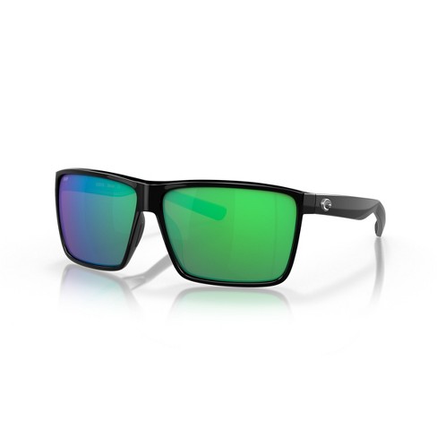 Costa 6s9018 63mm Man Rectangle Sunglasses Polarized Green Mirror 