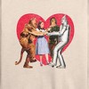 Women's - Wizard of Oz - Dorothy Tin Man Scarecrow Lion Group Heart Lightweight French Terry Wide Neck Long Sleeve Shirt - 2 of 4