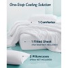 Cooling Comforter Set - Ultra Comfort with Cooling Blanket, Wrinkle-Free Deep Pocket Fitted Sheet, Breathable Pillowcase(s) for Skin and Hair Bedding - 4 of 4
