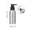Unique Bargains Aluminum Rustproof Portable Refillable Bathroom Soap Dispensers 2 Pcs - 2 of 4