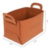 REGALWOVEN Chemical Fiber Collapsible Design Spacious Capacity Versatile Use Open Storage Bins 3 Pcs - 4 of 4