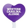 NCAA Western Carolina Alumni Heart Love Cupcake Picks Toppers Decoration Set of 6 - 2 of 4