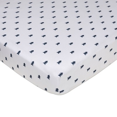 Lolli Living Peaks Baby Fitted Sheet - Geometric