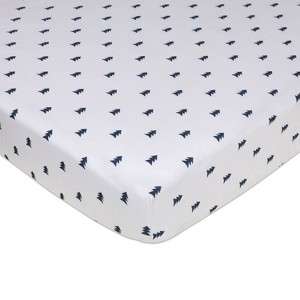 Lolli Living Peaks Baby Fitted Sheet - Geometric - 1 of 4