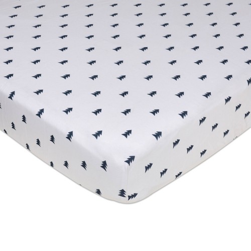 Lolli Living Peaks Baby Fitted Sheet - Geometric