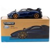 Pagani Imola Argentina Blue Metallic with Black Top "Global64" Series 1/64 Diecast Model by Tarmac Works - 3 of 3