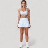 Anna-Kaci Active Women's High Neck Sports Bra with Cutout Back Detail and Wide Underband for Medium Support - 2 of 4
