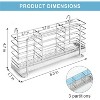 LunaLulinlk Utensil Holder, Stainless Steel Kitchen Utensil Drying Rack with 3 Compartments - 3 of 4