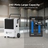 Moiswell Commercial Dehumidifier with Pump - Covers Large Spaces up to 7,500-8,000 Sq Ft - 2 of 4