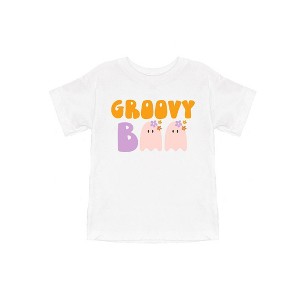 The Juniper Shop Groovy Boo Ghost Kids Short Sleeve Tee - 1 of 2