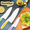 NutriChef 3-Piece Nylon Kitchen Baking Knife Set - Children's Cooking Knives, Serrated Edges, BPA-Free Kids' Knives - 3 of 3