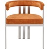 Meridian Furniture,Marcello Velvet Dining Chair, Set of 2 - 3 of 4