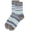 Memoi Women's Holiday Wonder Fairisle Soft-fit Crew Socks - 3 of 4