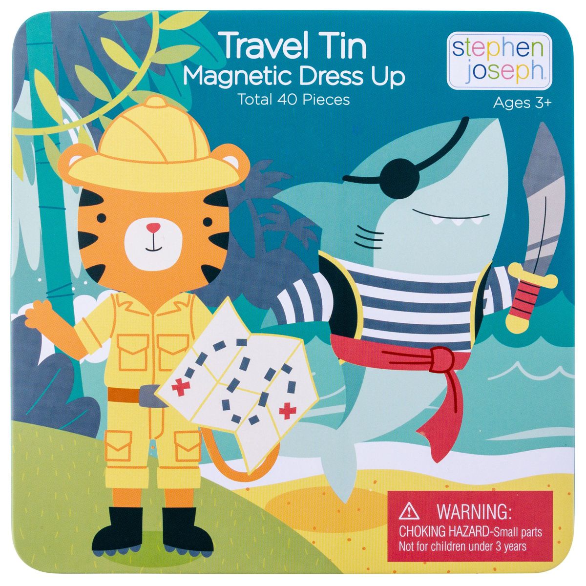 Stephen Joseph Gifts Kids Travel Tin Magnetic Dress Up - thumbnail 10