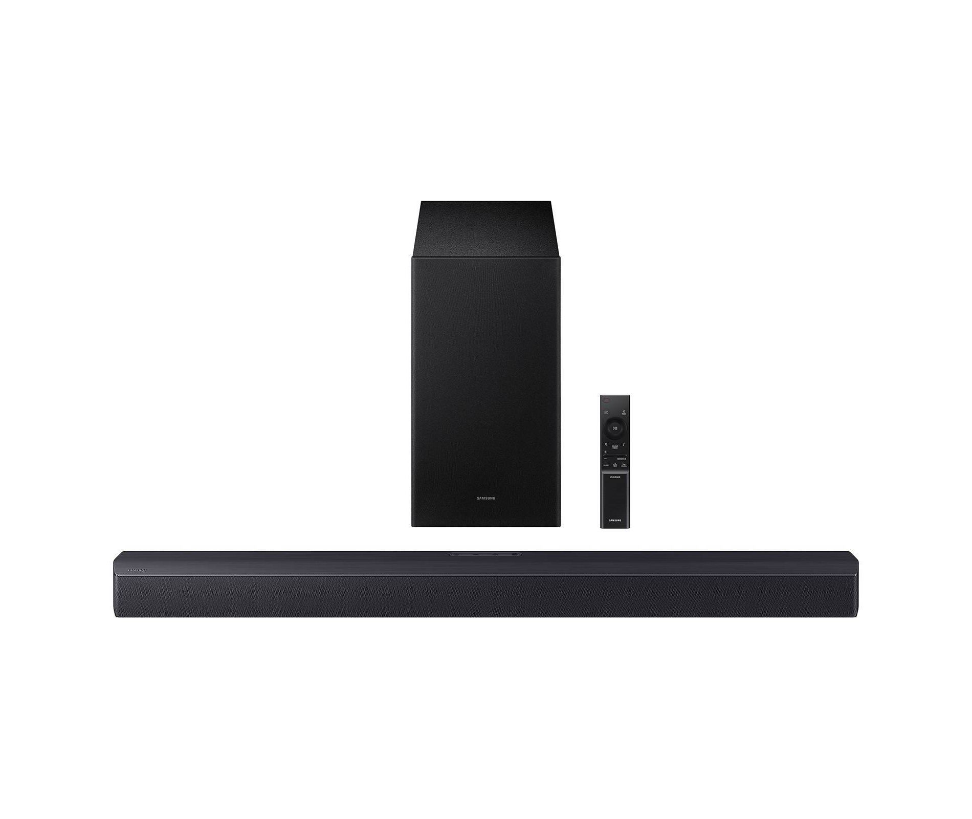 Samsung 2.1Ch DTS Virtual:X Soundbar with Subwoofer (HW-B53WF): HDMI ARC, Bluetooth, Wall Mountable