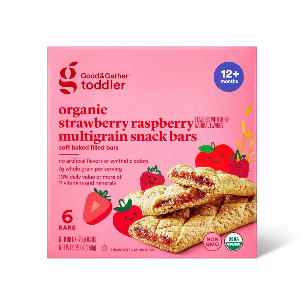 Organic Toddler Snack Bar - Strawberry - Good & Gather&trade;