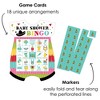 Big Dot of Happiness Let's Fiesta - Picture Bingo Cards and Markers - Baby Shower Shaped Bingo Game - Set of 18 - 2 of 4
