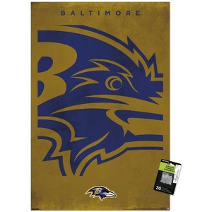 Trends International NFL Baltimore Ravens - Logo 25 Unframed Wall Poster Prints - 1 of 4