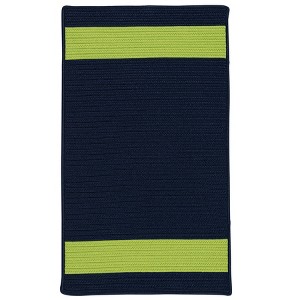 Colonial Mills Aurora Area Rug 4' x 6' Navy Green - 1 of 3