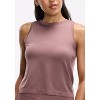 Peloton Women's Seamless Muscle Tank, Rose Taupe - 4 of 4