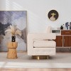 Swivel Chair For Living Room, 360 Degree Swivel Club Modern Single Sofa Chair, Accent Chairs Swivel, Accent Chairs Modern-Cuddlewood - 3 of 4