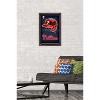 Trends International MLB Philadelphia Phillies - Neon Helmet 23 Framed Wall Poster Prints - 2 of 4