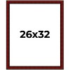 PosterPalooza | Weathered Red Picture Frame - UV Acrylic, Foam Board Backing, Hanging Hardware - 2 of 4