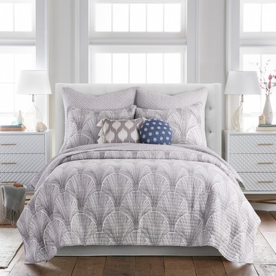 Wexford Grey Quilt Set - One King Quilt - Levtex Home : Target