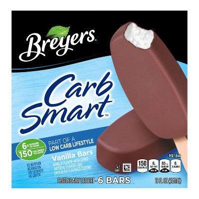 Breyers Carb Smart Vanilla Bars Ice Cream - 6pk/18floz