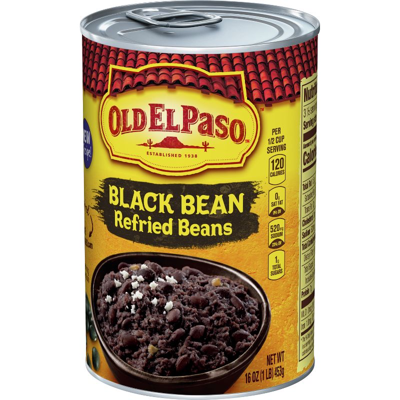 Old El Paso Refried Black Beans - 16oz, 4 of 10