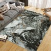 Area Rugs for Living Room - Modern Abstract Washable Low Pile Carpet for Bedroom, Dining Room & More - 3 of 4