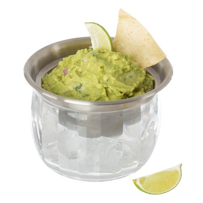 Hastings Home Cold Dip Bowl With Ice Chamber - 20 fl oz