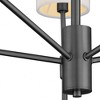 Quorum Lighting Hamilton 5 - Light Chandelier in  Matte Black - 4 of 4
