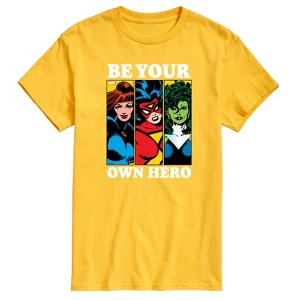 Men's - Marvel - Be Your Own Hero Short Sleeve Graphic T-Shirt - 1 of 4