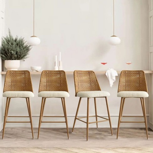 Rattan stools target sale