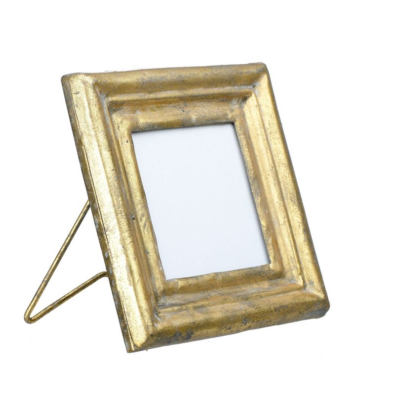 3.5&#34; x 3.5&#34; Square Picture Single Frame Antique Gold - Storied Home, 4 of 11