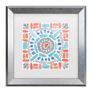 Trademark Fine Art - Beth Grove Coastal Sea Life X Matted Framed Art - 1 of 4