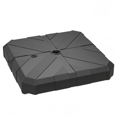 Outsunny Cantilever Offset Umbrella Base, Heavy Duty Outdoor Umbrella Stand Base, Sand/Water Filled Patio Umbrella Base for Garden Poolside