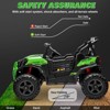 JOYRACER 24V Ride on Truck Toys w/ Remote Control, 2 Seater 400W   Electric Powered Ride on w/ Dump Bed, 3 Speeds, Shovel & Bluetooth/Music - 4 of 4