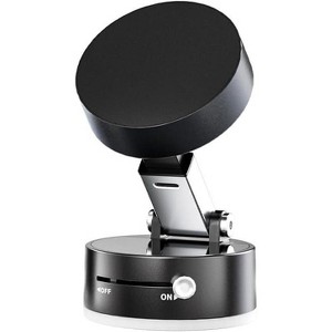HTUTWOO Novel Vacuum-Based Magnetic Phone Holder, A Foldable and Retractable Dual-Sided Mount Compatible with All Smartphone Models - 1 of 4