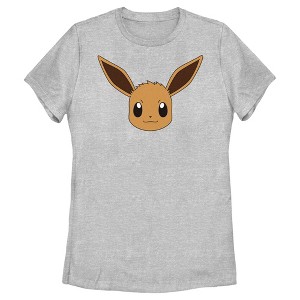 Women's Pokemon Eevee Face T-Shirt - 1 of 4