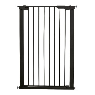 Scandinavian Pet Design Extra Tall 31" Pressure Mount Animal Safety Gate for Large and Small Dogs, Black