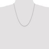 Black Bow Jewelry 2mm, 14k White Gold D/C Quadruple Rope Chain Necklace - 2 of 4
