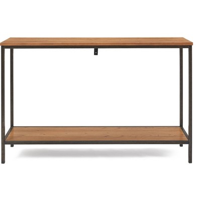 Nolan 2 Tier Console Table Brown - ClickDecor