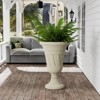 DSVIMOY Planter, 2PCS Indoor Outdoor Garden Planter, Trophy Flower Pot for Flowers, Herbs, Plants, Beige, 15.76"*15.76"*23.64" - 4 of 4