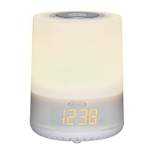 JENSEN® JCR-360 Mood Lamp FM Digital Dual-Alarm Clock Radio with Nature Sounds