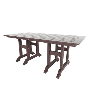 WestinTrends 71" Outdoor Patio Dining Table - 1 of 4