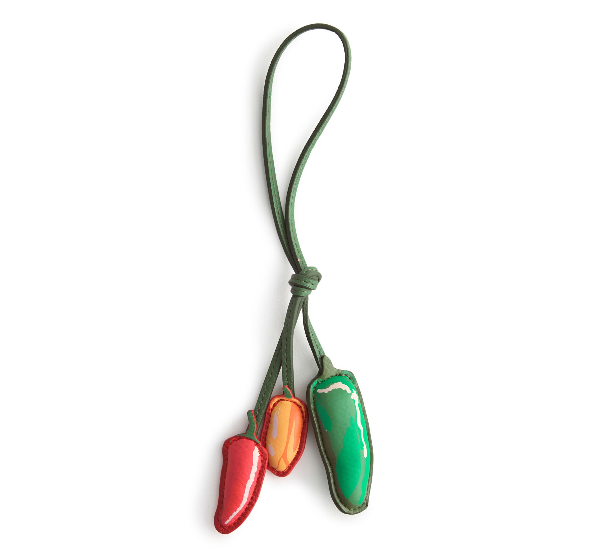 Vera Bradley Women's Outlet Faux Leather Pepper Bag Charm Spice It Up