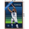 Trends International NBA Minnesota Timberwolves - Karl-Anthony Towns 23 Framed Wall Poster Prints - 3 of 4