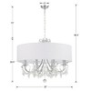 Crystorama Lighting Othello 8 - Light Chandelier in  Polished Chrome - 3 of 3